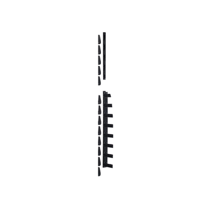 [XG-FMS45B] Kit de Dedos Para Administración de Cables en Gabinetes FlexFusion™, de 42 o 45 UR,  Dedos de 100 mm de Longitud, Color Negro 