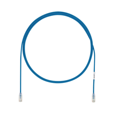 [UTP28X5BU] Cable de Parcheo UTP Cat6A, CM/LSZH, Diámetro Reducido (28AWG), Color Azul, 1.52 Metros (5 Pies)