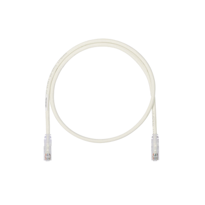 [UTP6AX1] Cable de Parcheo UTP, Cat6A, 24 AWG, CM, Color Blanco, 0.3 Metros (1 Pie)