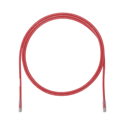 [UTP6AX3RD] Cable de Parcheo UTP, Cat6A, 24 AWG, CM, Color Rojo, 0.91 Metros (3 Pies)