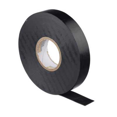 [ST130-075-30BK] Cinta Eléctrica STRONGHOLD para Aislar de Caucho EPR, Autoadhesiva, Uso Industrial en Uniones de Alto Voltaje y Temperatura , Grosor de 0.76mm (30 mil), Ancho de 19mm, y 9.1m de Largo, Color Negro