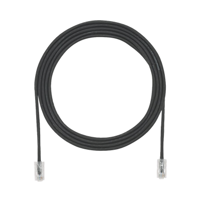 [UTP28X10BL] Cable de Parcheo UTP Cat6A, CM/LSZH, Diámetro Reducido (28AWG), Color Negro, 3.05 Metros (10 Pies)