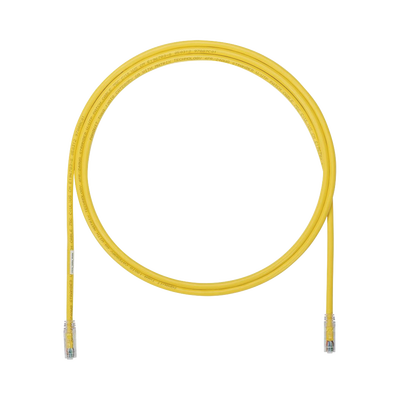 [UTP6AX10YL] Cable de Parcheo UTP, Cat6A, 24 AWG, CM, Color Amarillo, 3.05 Metros (10 Pies)