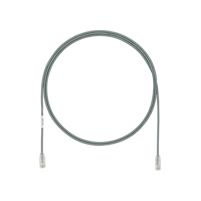[UTP28X3GY] Cable de Parcheo UTP Cat6A, CM/LSZH, Diámetro Reducido (28AWG), Color Gris, 0.91 Metros (3 Pies)