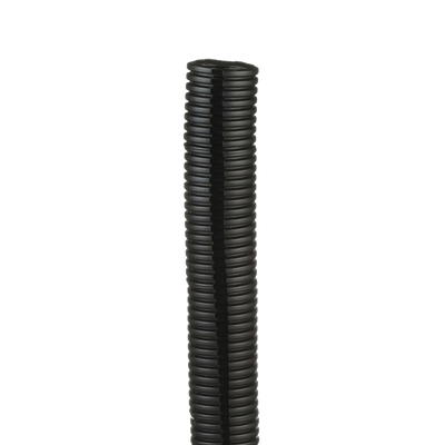 [CLT100F-C20] Tubo Corrugado Abierto para Protección de Cables, 1in (25.4 mm) de Diámetro, 30.5 m de Largo, Color Negro