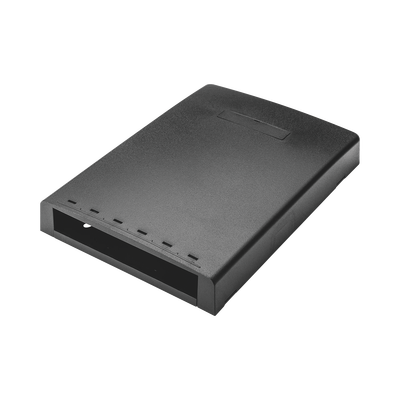 [CBXF6BL-AY] Caja de Montaje en Superficie, Con Accesorio para Resguardo de Fibra Óptica, Para 6 Módulos Mini-Com, Color Negro