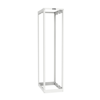 [AR4PWH] Rack de Cuatro Postes Estándar de 19", Rieles Roscados #12-24, Profundidad Ajustable de 23 a 42 in, 45 Unidades de Rack, Color Blanco