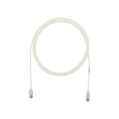 [UTP28SP10] Cable de Parcheo TX6, UTP Cat6, Diámetro Reducido (28AWG), Color Blanco Mate, 3.05 Metros (10 Pies)