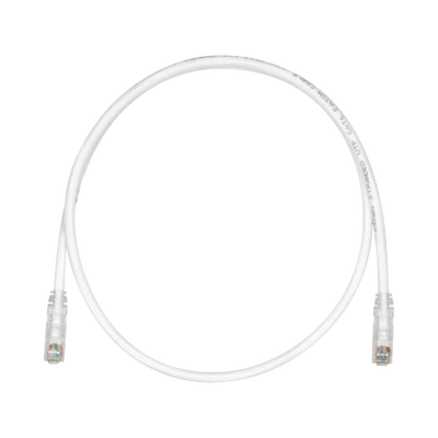 [UTPSP10Y] Cable de Parcheo TX6, UTP Cat6, 24 AWG, CM, Color Blanco Mate, 3.05 Metros (10 Pies)