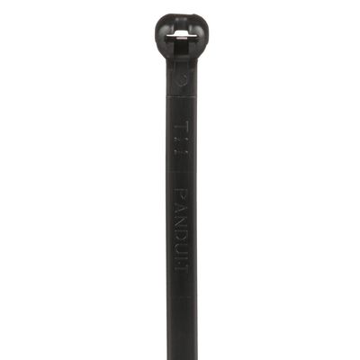 [BT2S-M0] Cincho de Nylon 6.6 Dome-Top®, Con Lengüeta de Bloqueo de Acero Inoxidable, 203 mm largo x 4.7mm ancho, Color Negro, Exterior Resistente a Rayos UV, Paquete de 1000pz