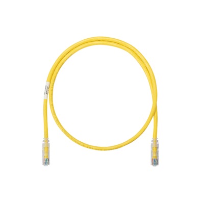 [NK6PC5YLY] Cable de Parcheo UTP Categoría 6, con Plug Modular en Cada Extremo - 1.5 Metros (4.92 Pies) - Amarillo