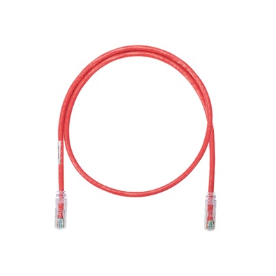 [NK6PC10RDY] Cable de Parcheo UTP Categoría 6, con Plug Modular en Cada Extremo - 3 Metros (9.84 Pies) - Rojo