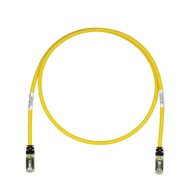[STP6X1.5MYL] Patch Cord Cat6A, Blindado S/FTP, CM/LS0H, 1.5 Metros (4.92 Pies), Color Amarillo