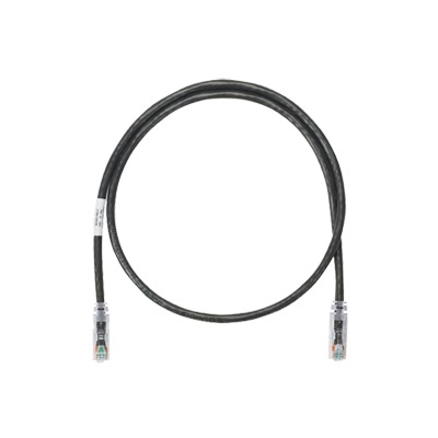 [NK6PC5BLY] Cable de Parcheo UTP Categoría 6, con Plug Modular en Cada Extremo - 1.5 Metros (4.92 Pies) - Negro