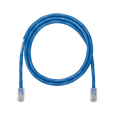 [NK5EPC3BUY] Cable de Parcheo UTP Categoría 5e, con Plug Modular en Cada Extremo - 1 Metro (3.28 Pies) - Azul