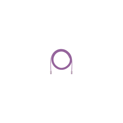[UTP28X1VL] Cable de Parcheo UTP Cat6A, CM/LSZH, Diámetro Reducido (28AWG), Color Violeta, 0.30 Metros (1 Pie)