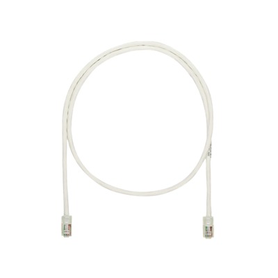 [NK5EPC7Y] Cable de Parcheo UTP Categoría 5e, con Plug Modular en Cada Extremo - 2 Metros (6.56 Pies) - Blanco Mate