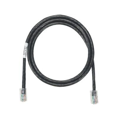 [NK5EPC7BLY] Cable de Parcheo UTP Categoría 5e, con Plug Modular en Cada Extremo - 2 Metros (6.56 Pies) - Negro