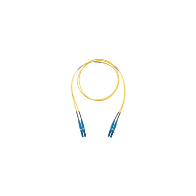 [F92ERLNLNSNM008] Jumper de Fibra Optica Monomodo 9/125 OS2, LC-LC Duplex, OFNR (Riser), Color Amarillo, 8 Metros (26.25 Pies)