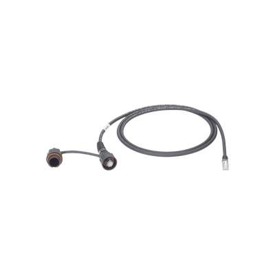 [ISTP6X1MBLR] Patch Cord Cat6A IndustrialNet, Blindado S/FTP, Con Plug Industrial y Tapa en Un Extremo, 1 Metro (3.28 Pies)