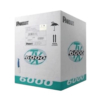 [PUR6004WH-ME] Bobina de Cable UTP 305 Metros (1000 Pies) de Cobre, TX6000™ PanNet, Reelex, Blanco, Categoría 6 Mejorado (23 AWG), PVC (CMR, Riser), de 4 Pares