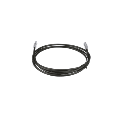 [UTP6AX50BL] Cable de Parcheo UTP, Cat6A, 24 AWG, CM, Color Negro, 15.24 Metros (50 Pies)