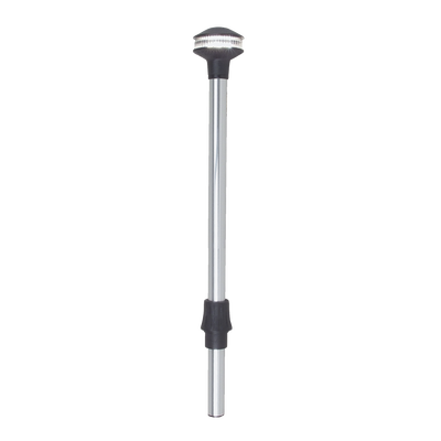 [1440-DP6C-HR] Luz de Navegación, 2 Millas USCG Certificada, 12 Volt, 9 Watts, Polo Stow-A-Way Plug-In, Lente Fluted Clear, Contactos Bañados en Oro, Collar de Bloqueo