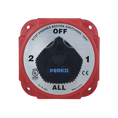 [8603DP] Switch Selector de Batería y Alternador de Servicio Pesado, para Sistemas Eléctricos Marinos