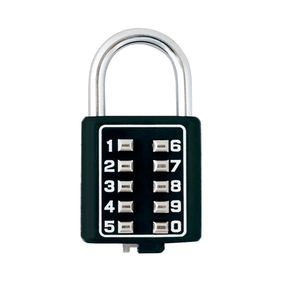 [MX2785] Candado Digital de Combinación M40 / No Requiere Llave / Combinación única integrada por 4 dígitos / Color Negro.