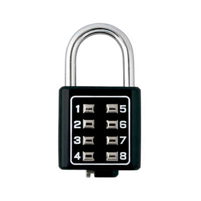 [MX2782] Candado Digital de Combinación M35 / No Requiere Llave / Combinación única integrada por 4 dígitos / Color Negro.