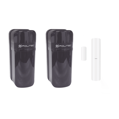 [ALESWS-HK] Detector Fotoeléctrico (A baterías) / 0 Falsas Alarmas / Alcance de 60m de Exterior y  350m en interior / Fácil Alineación / Compatible con panel AXPRO/ Incluye DS-PDMC-EG2-WB(B)