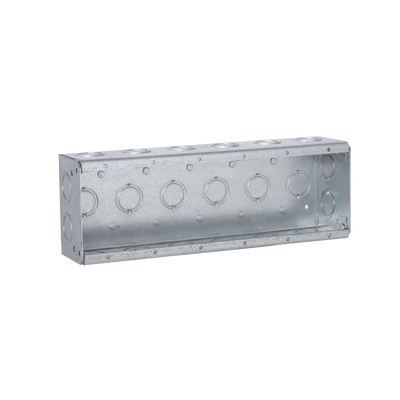 [HUB-960] Caja de 6 Gang/Profundidad 2 1/2"/28 Entradas 1/2"-3/4".