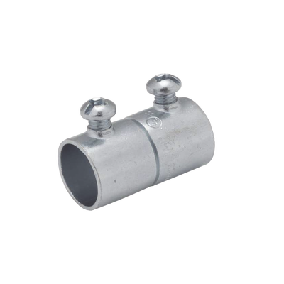 [HUB-2026] Cople de 1 1/2" (38 mm) para Pared Delgada con Tornillo.