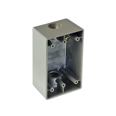 [RR-0471] Caja Condulet FS de 3/4" (19.05 mm) con dos bocas a prueba de intemperie.
