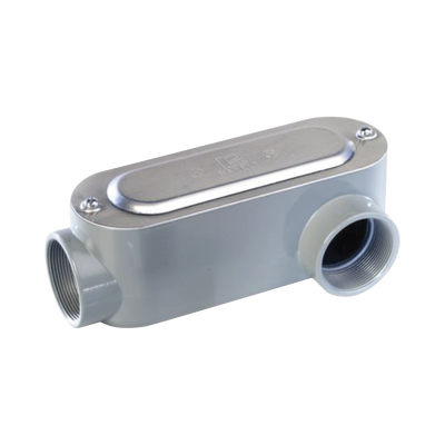 [OLL-0323C] Caja Oval Roscada tipo LL de 2" (50.8 mm) / Incluye tapa y tornillos.