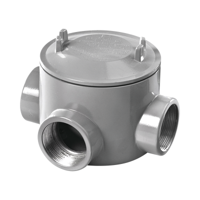[GRT-0441] Caja con Tapa Tipo GRT de 1/2" (12.7mm) / Caja a Prueba de Explosión / Para Áreas Peligrosas  / Libre de Cobre.