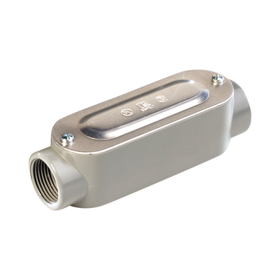 [OC-2989C] Caja Ovalada Roscada tipo C de 1/2" (12.7 mm) / Incluye tapa y tornillos.