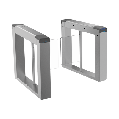 [AP-8000HD-E] Torniquete Swing para EXTERIOR / Compatible con Reconocimiento Facial / Carril de 90 cms / Acero Inoxidable SUS304 / Motor Brushless / Capacidad 20-60 Personas por Minuto / 3,000,000 MCBF  / Perforaciones listas para montaje DS-KAB6ZU1 No Incluido