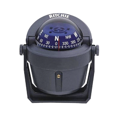 [B-51G] Brújula serie Sport en color gris, con iluminación nocturna color verde.