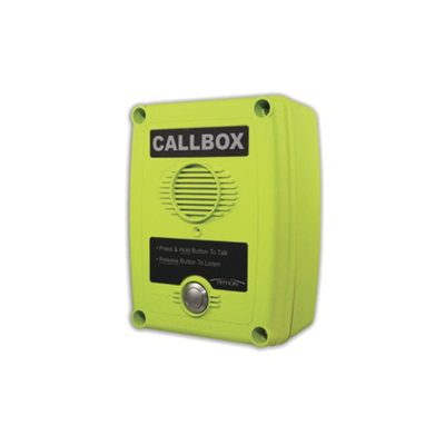 [RQX-411-G] Callbox, Intercomunicador Inalámbrico Vía Radio UHF 450-470MHZ, Serie Q1 en Color Verde