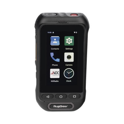 [RG360] RugGear Radio PoC LTE, IP68 Resistente al Agua, Pantalla Táctil 3", Compatible con NXRadio y TASSTA
