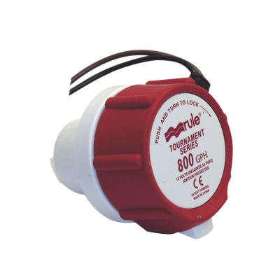 [46DR] Bomba de reemplazo para serie Tournament de 800 galones por hora, a 12 Volts de corriente directa.