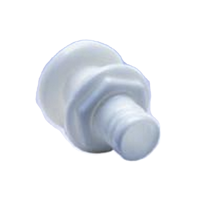 [60]  Accesorio pasacascos de plástico de alto impacto, recto de 1-1/8"