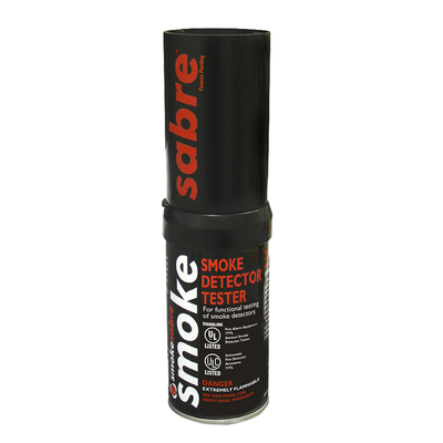 [SABRE] Lata De Humo Sintético En Aerosol 2.6 oz, Para Prueba De Detectores, Libre De Silicona, 100% Biodegradable, No Contamina Los Detectores, Uso Manual, Listado UL