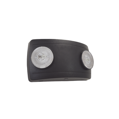 [SF660LB] Luz de Emergencia Dual LED ultra compacta/150 lúmenes/Luz fría/Batería de Respaldo Incluida/Botón de test / Color Negro