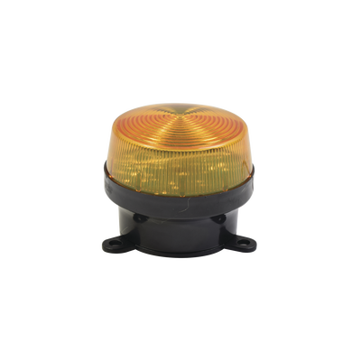 [SF-STRA] Mini estrobo color Amber con montaje de pestaña.