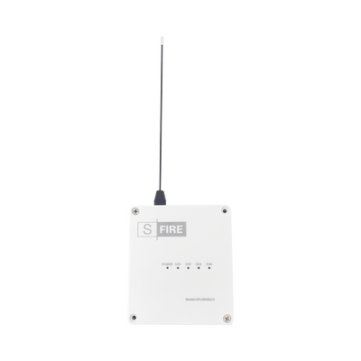 [SF-LORA-REC-4] Receptor inalámbrico / 2500 metros de cobertura / 4 salidas de relevador tipo C