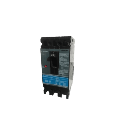 [ED63B070MX] Interruptor Termomagnético ED6 600V 3X70A, Sin zapatas principales.