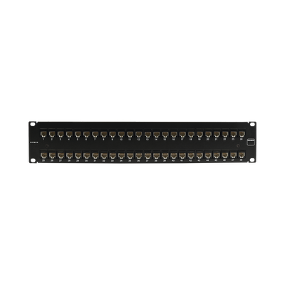 [UP6-F2-48L-RS] Patch Panel Ultramax. UTP, Precargado con Jacks Cat6, 48 Puertos, Plano, 2U