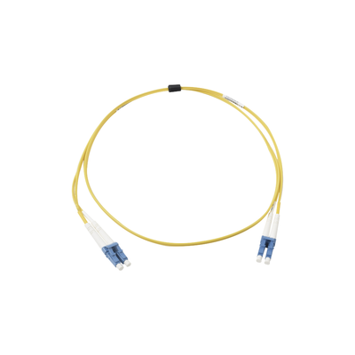 [FJ2-LCULCUL-05] Jumper de Fibra Óptica Monomodo (OS2), XGLO, Riser, LC/UPC-LC/UPC Duplex, OFNR, Color Amarillo, 5 Metros (16.40 Pies)